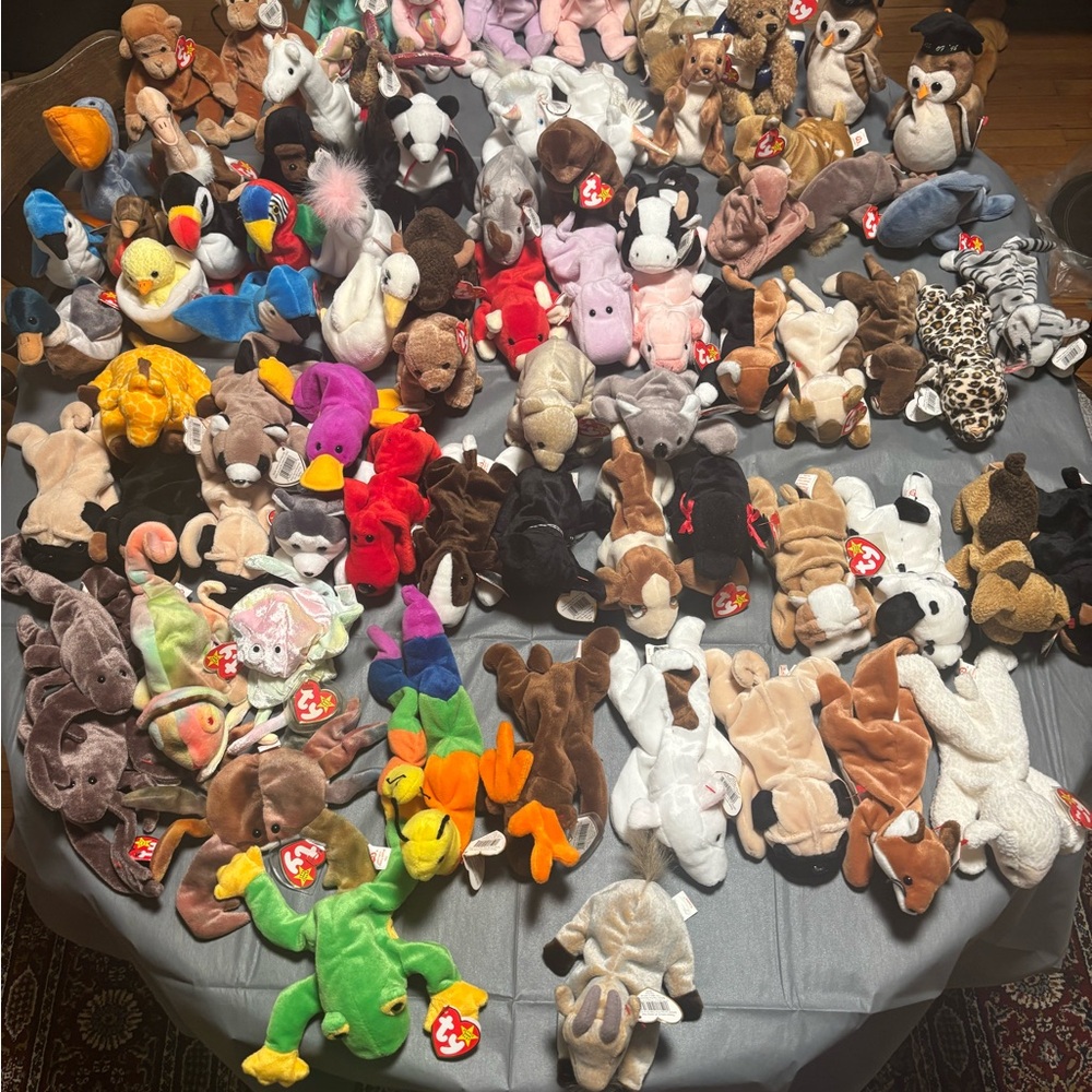 Ty Beanie Babies Assortment with Multicolor Animals